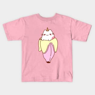 Pinky Banana Caticorn Kids T-Shirt